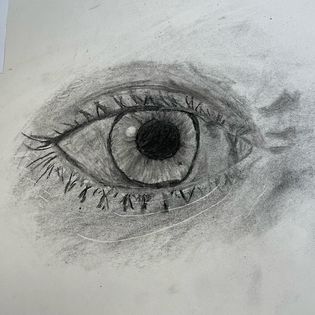 Eye in Charcoal